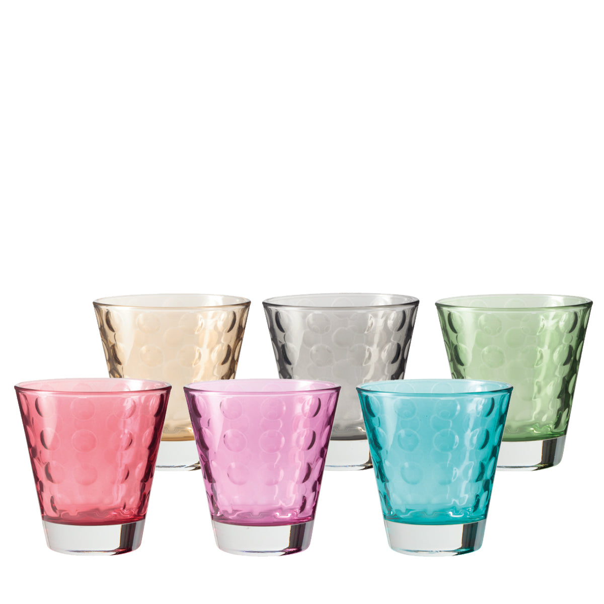 leonardo-optic-verre-eau-220-ml-lot-de-6-multicolore image 1