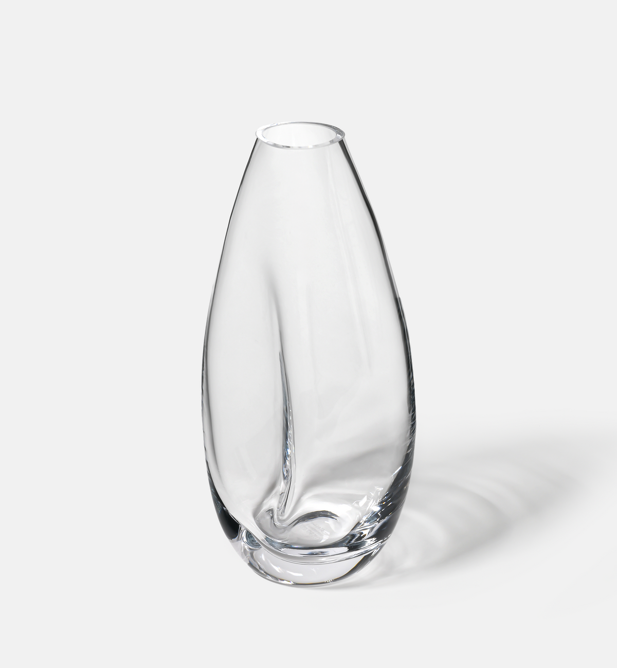 krosno-flow-vase-cristal-transparent-28-cm image 2