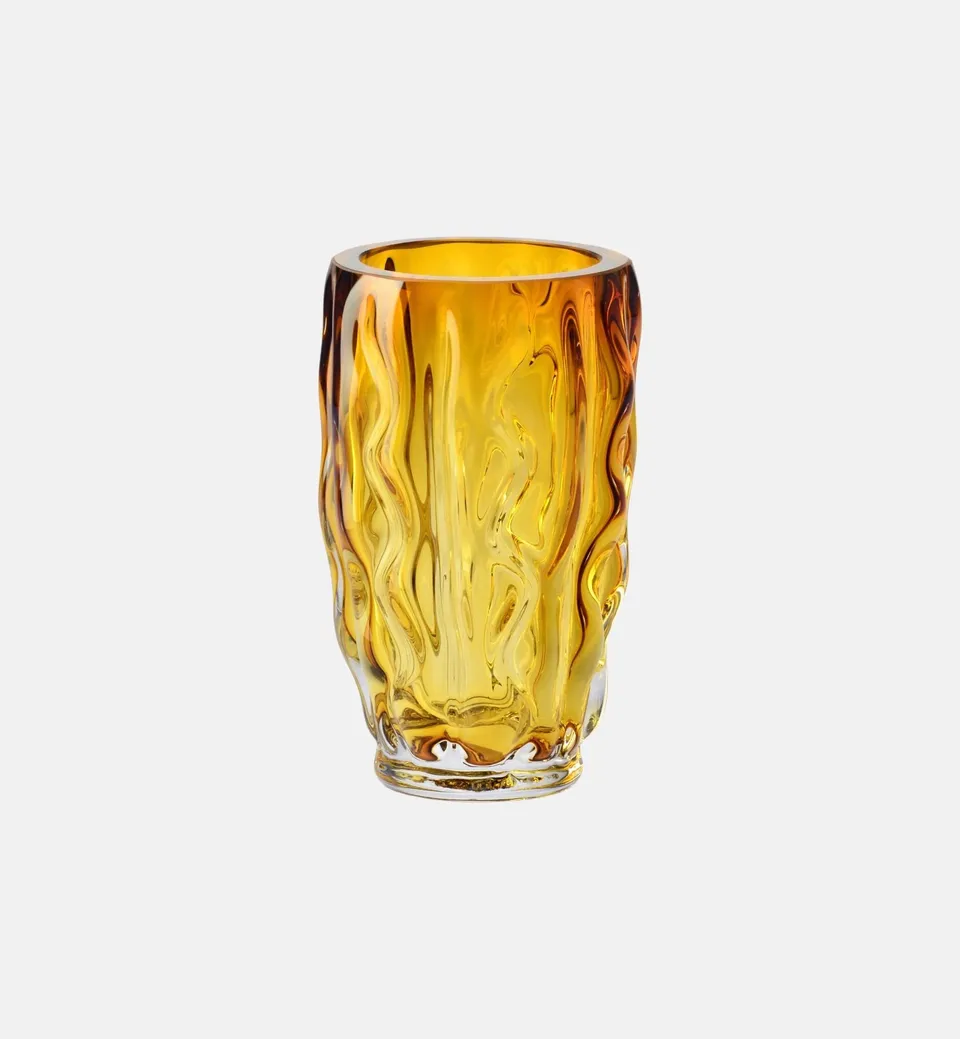 krosno-the-palace-3950-vase-cristal-ambre-20-5-cm image 1