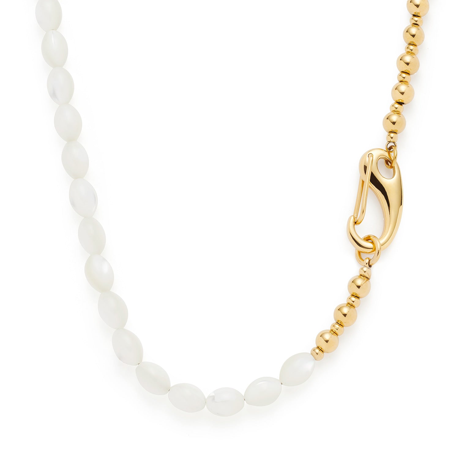 leonardo-patsy-collier-perles-nacre-dor-50-cm image 2