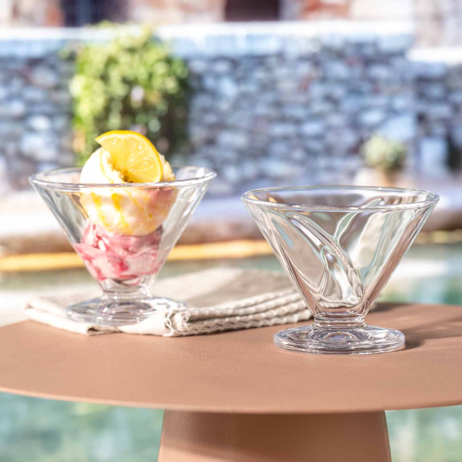 leonardo-cono-coupe-glace-verre-270-ml-lot-de-4-transparent image 4