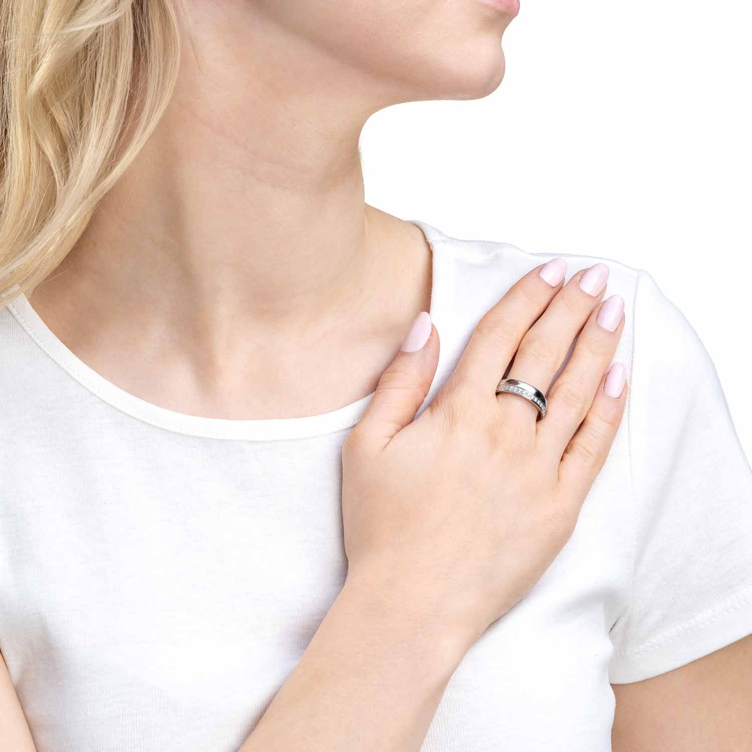 leonardo-brillante-17-bague-argent-zirconia-taille-17 image 3