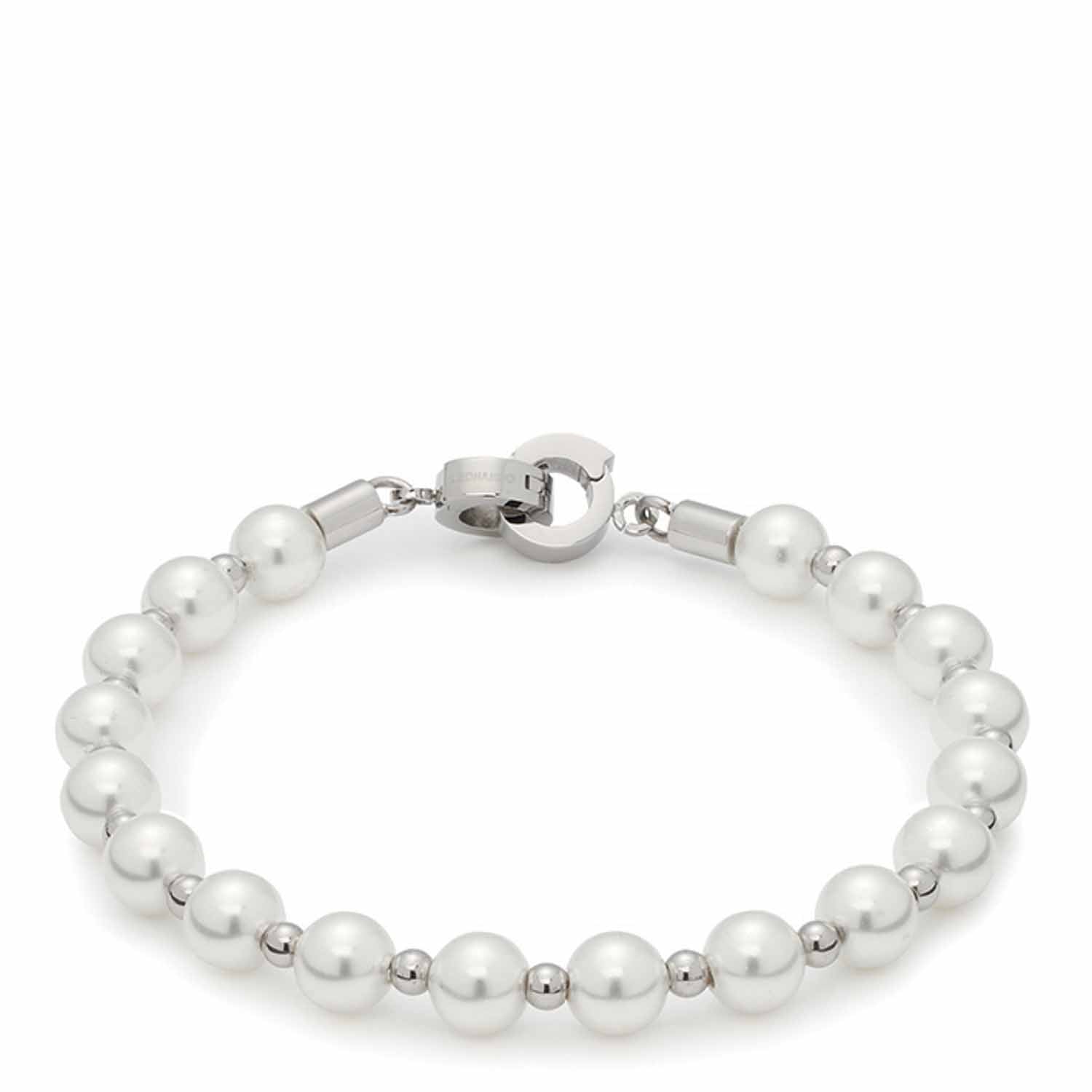 leonardo-signora-bracelet-mini-clip-nacre-blanc-clip-mix image 1