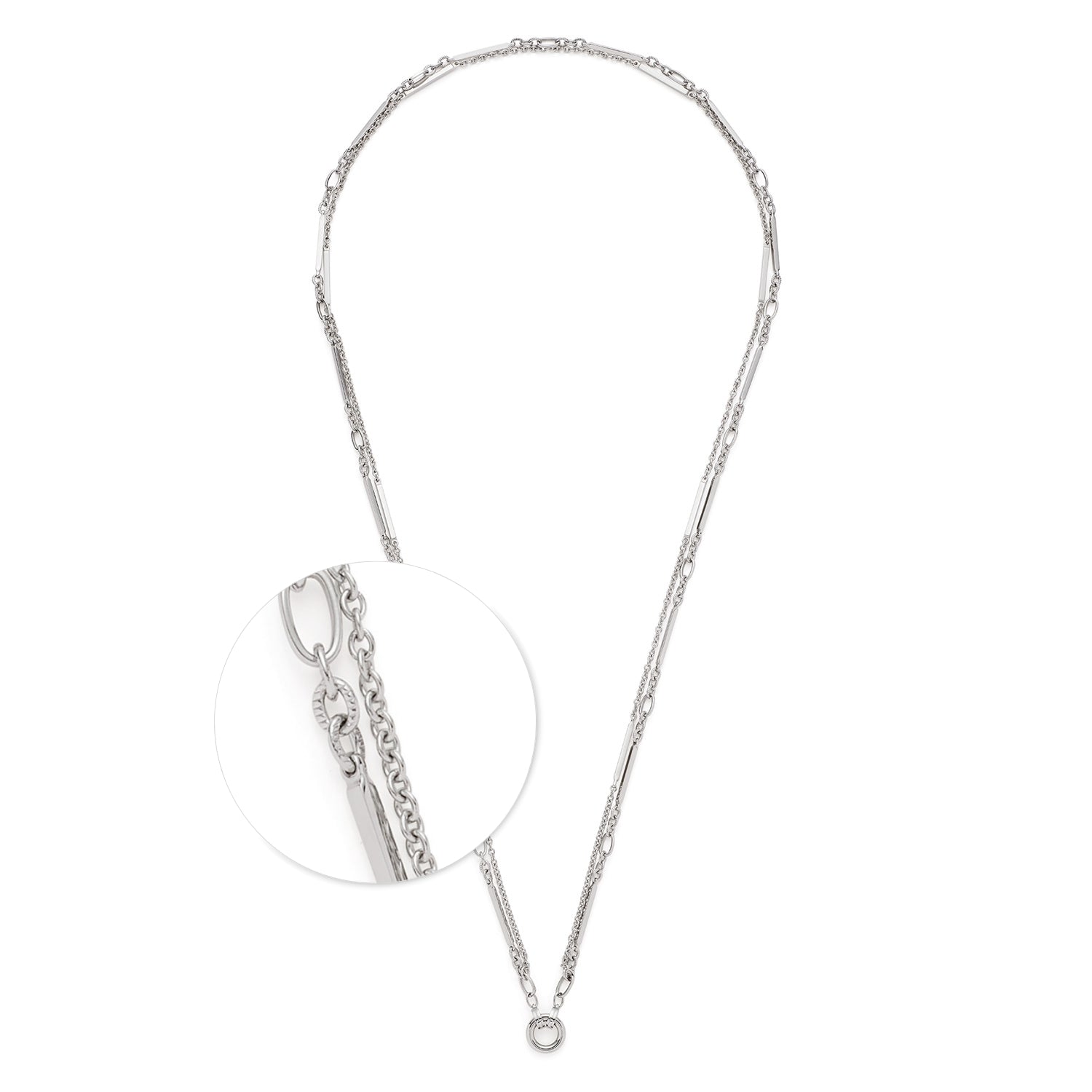 leonardo-clip-mix-grace-80-cm-collier-argent-long image 1