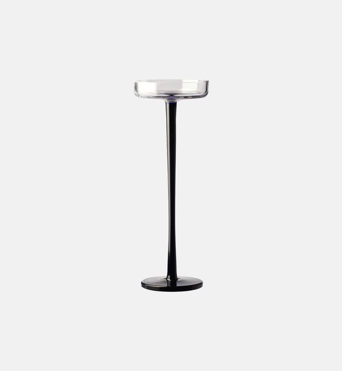 krosno-1958-bougeoir-photophore-cobalt-25-cm-cristal image 1