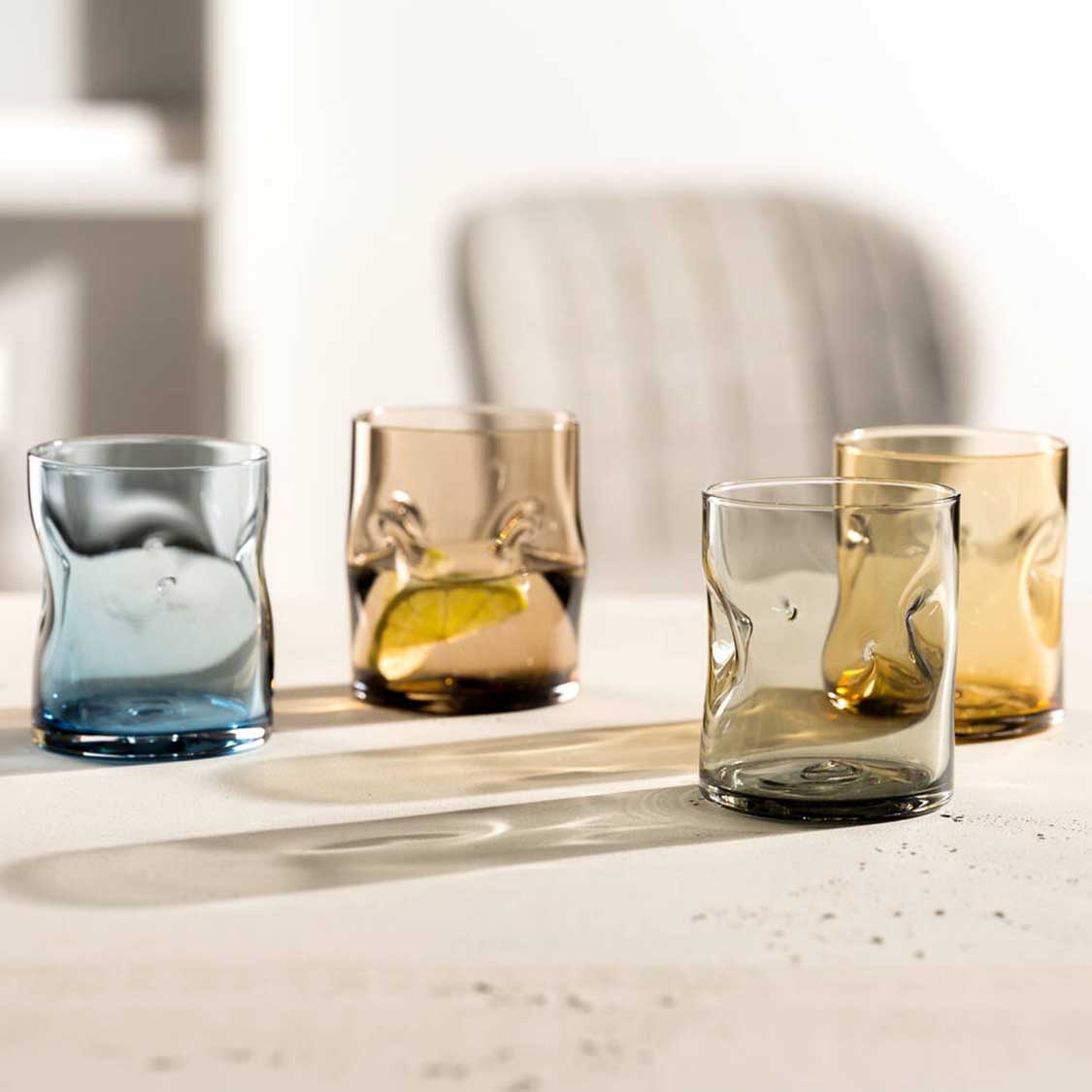 leonardo-vesuvio-verre-300-ml-couleurs-lot-de-4-fait-main image 2
