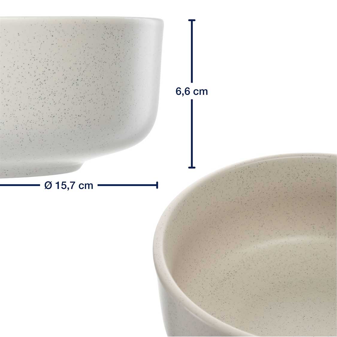 leonardo-roma-16-cm-bol-c-ramique-cr-me-lot-de-6-mouchet image 3