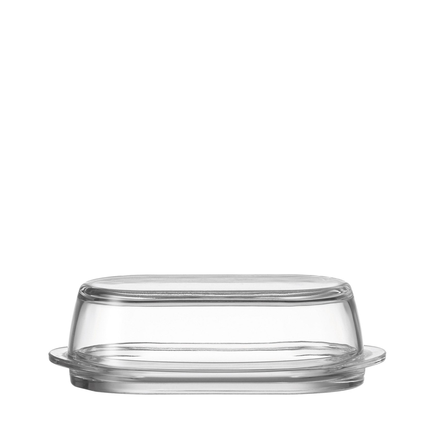 leonardo-ciao-beurrier-verre-ovale-avec-couvercle image 1