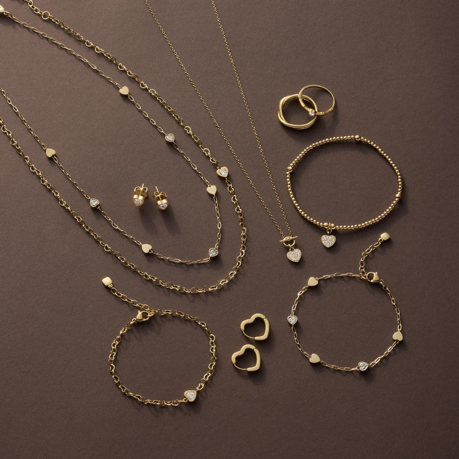 leonardo-christie-gold-ciao-clous-d-oreilles-c-ur-dor-s image 5