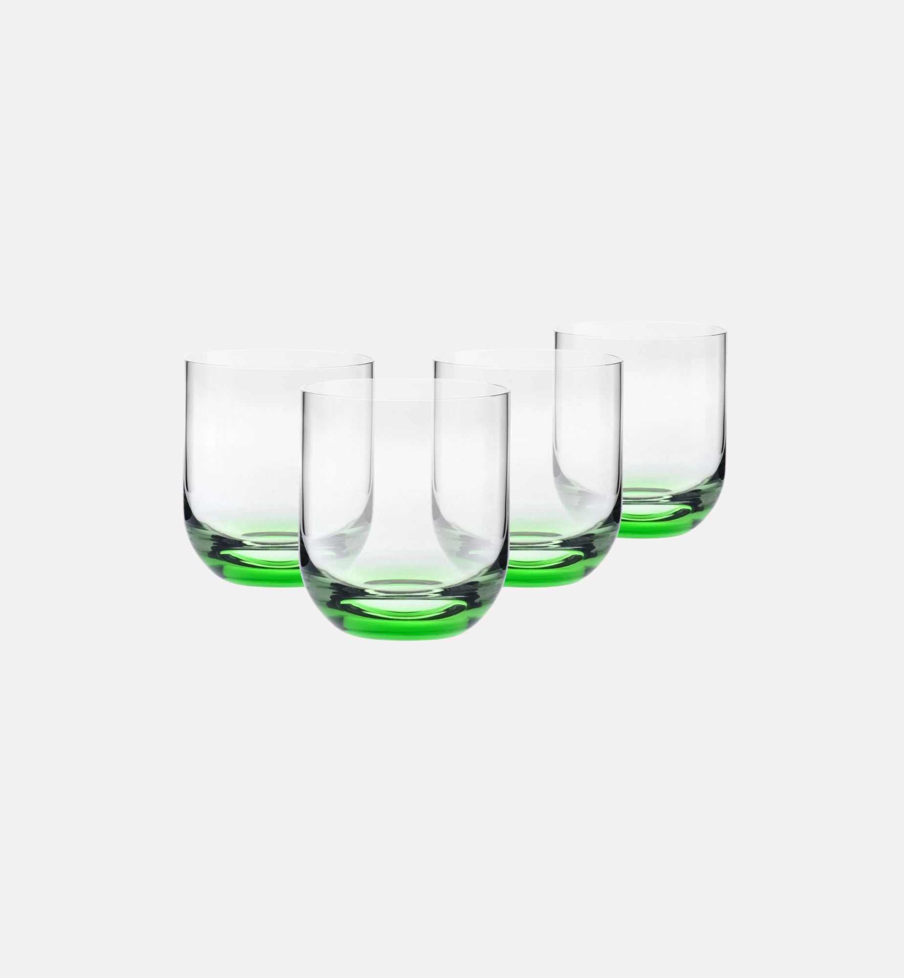 krosno-sunset-verre-bas-cristal-vert-olive-360-ml image 2
