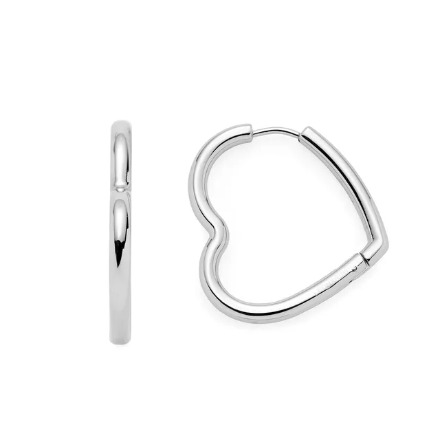 leonardo-lulu-cr-oles-c-ur-boucles-d-oreilles-acier-argent image 1