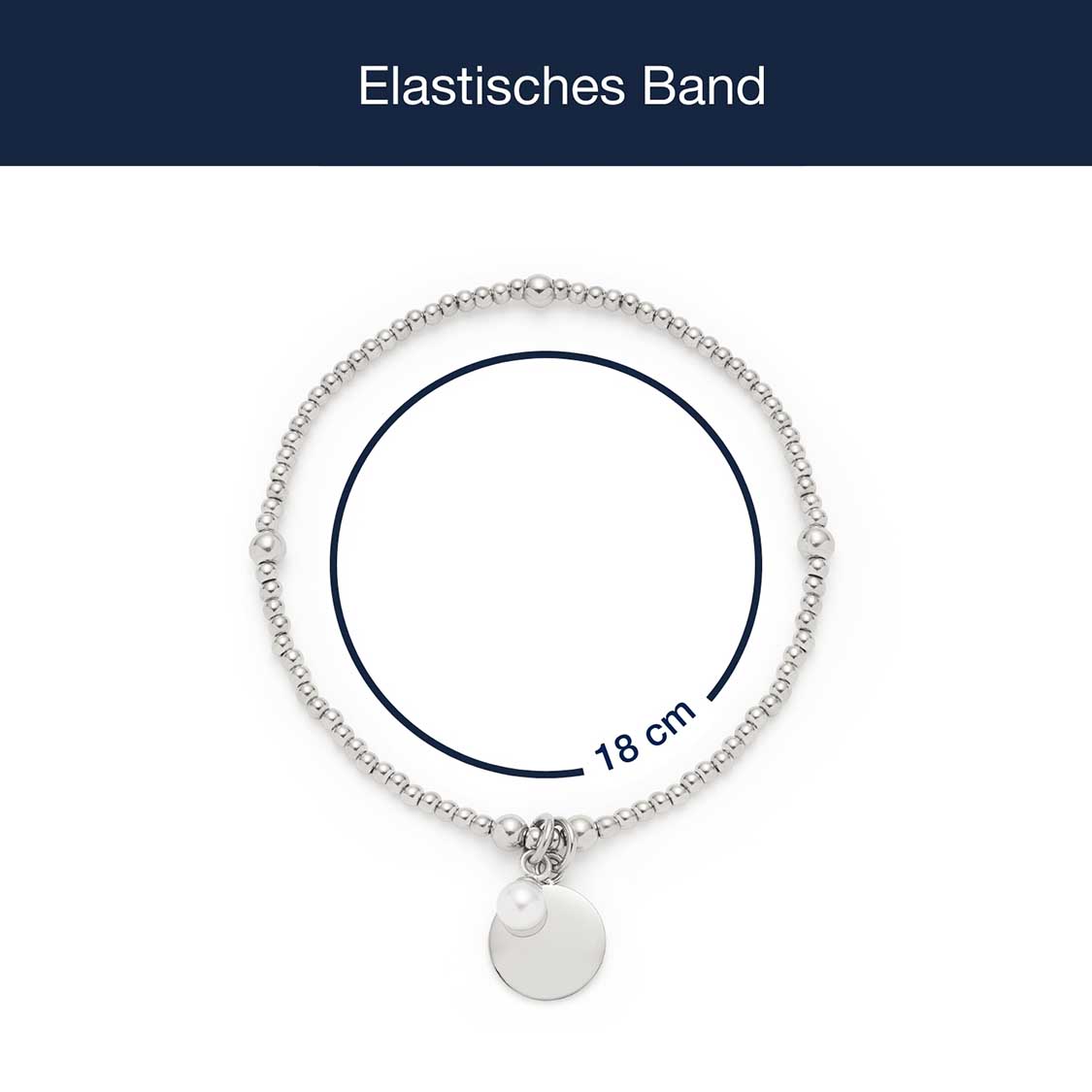 leonardo-debby-bracelet-grav-argent-perle image 6