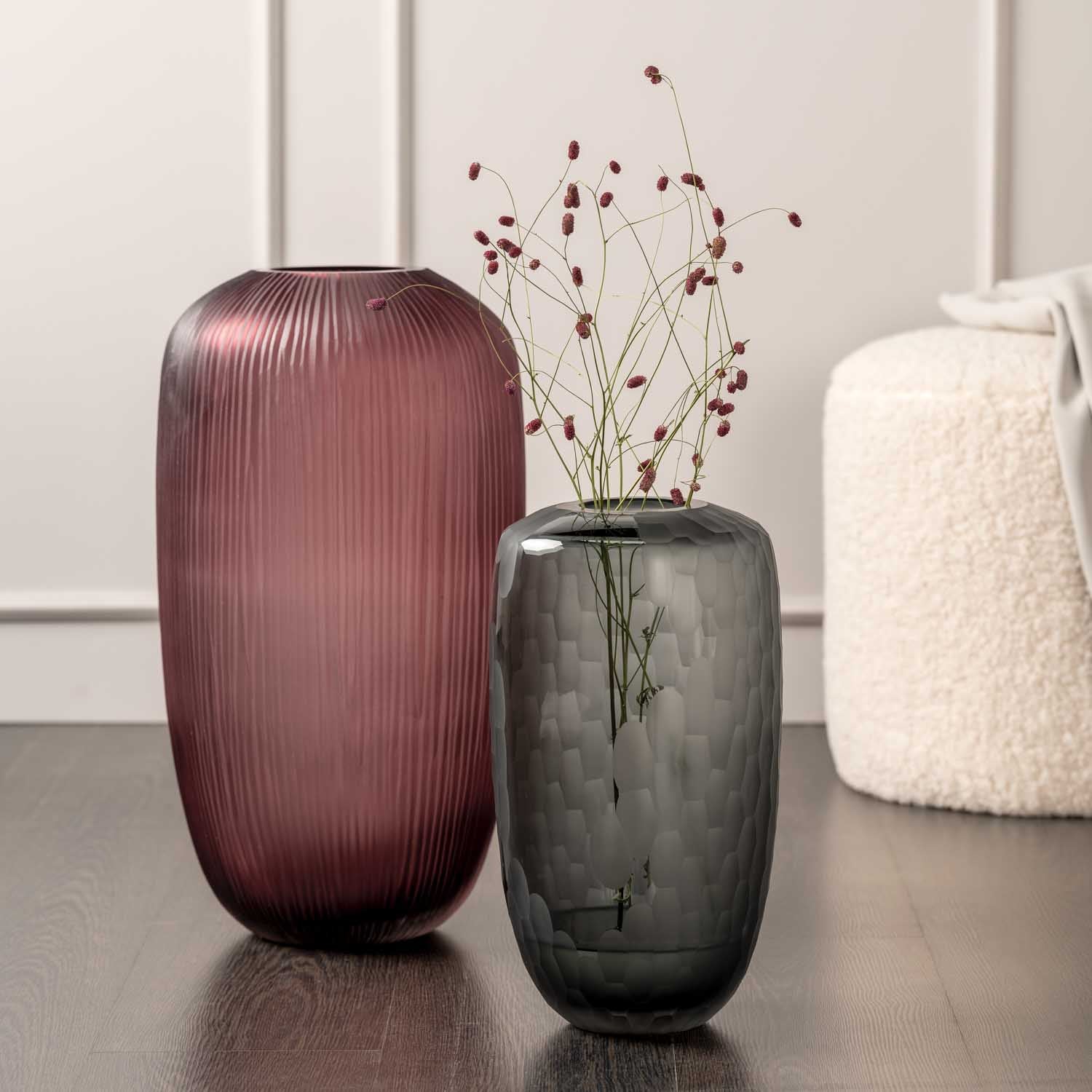 leonardo-bellagio-vase-sol-52-cm-baie-verre-teint image 2