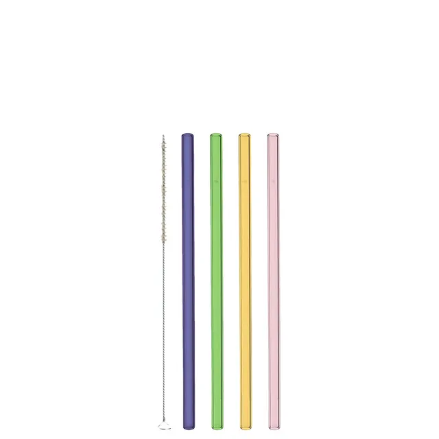 leonardo-ciao-pailles-en-verre-color-es-20-cm-lot-de-4-brosse image 1