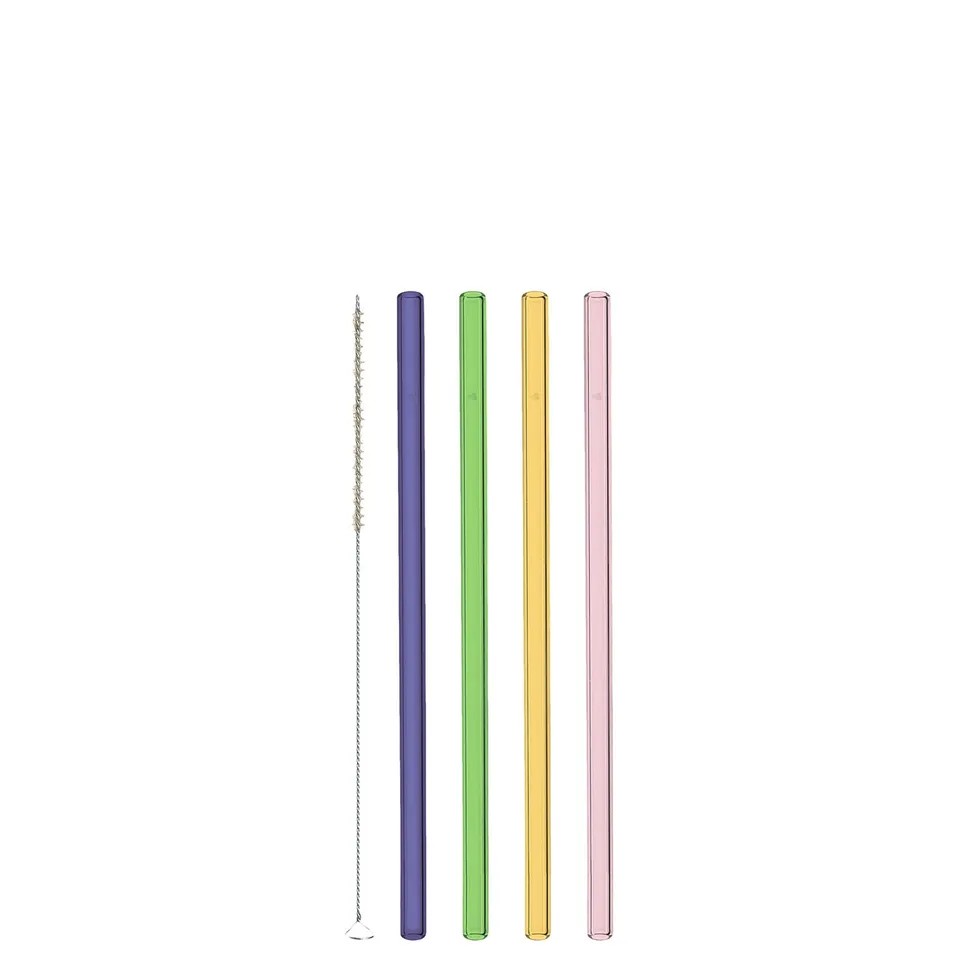 leonardo-ciao-pailles-en-verre-color-es-20-cm-lot-de-4-brosse image 1