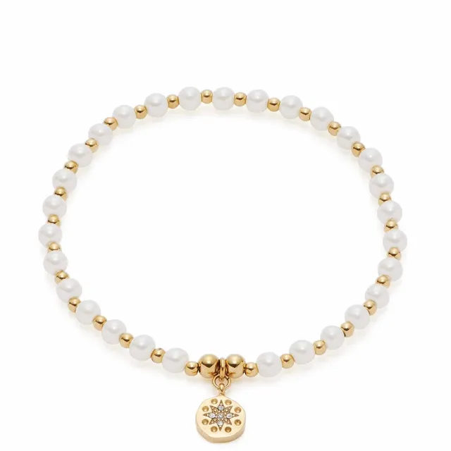 leonardo-pelena-bracelet-dor-perles-ciao image 1