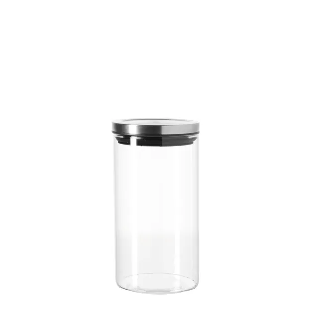 leonardo-comodo-bocal-en-verre-1-l-transparent-cylindrique image 1