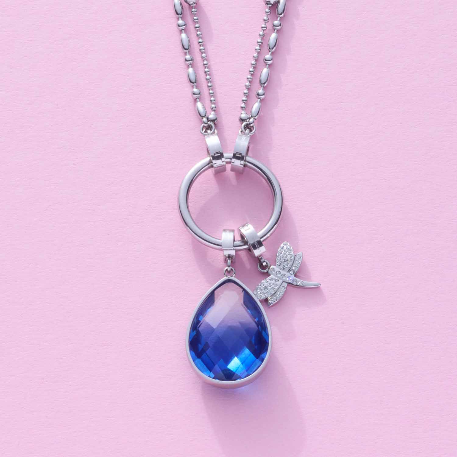 leonardo-elisabeth-pendentif-libellule-argent-clip-m image 3