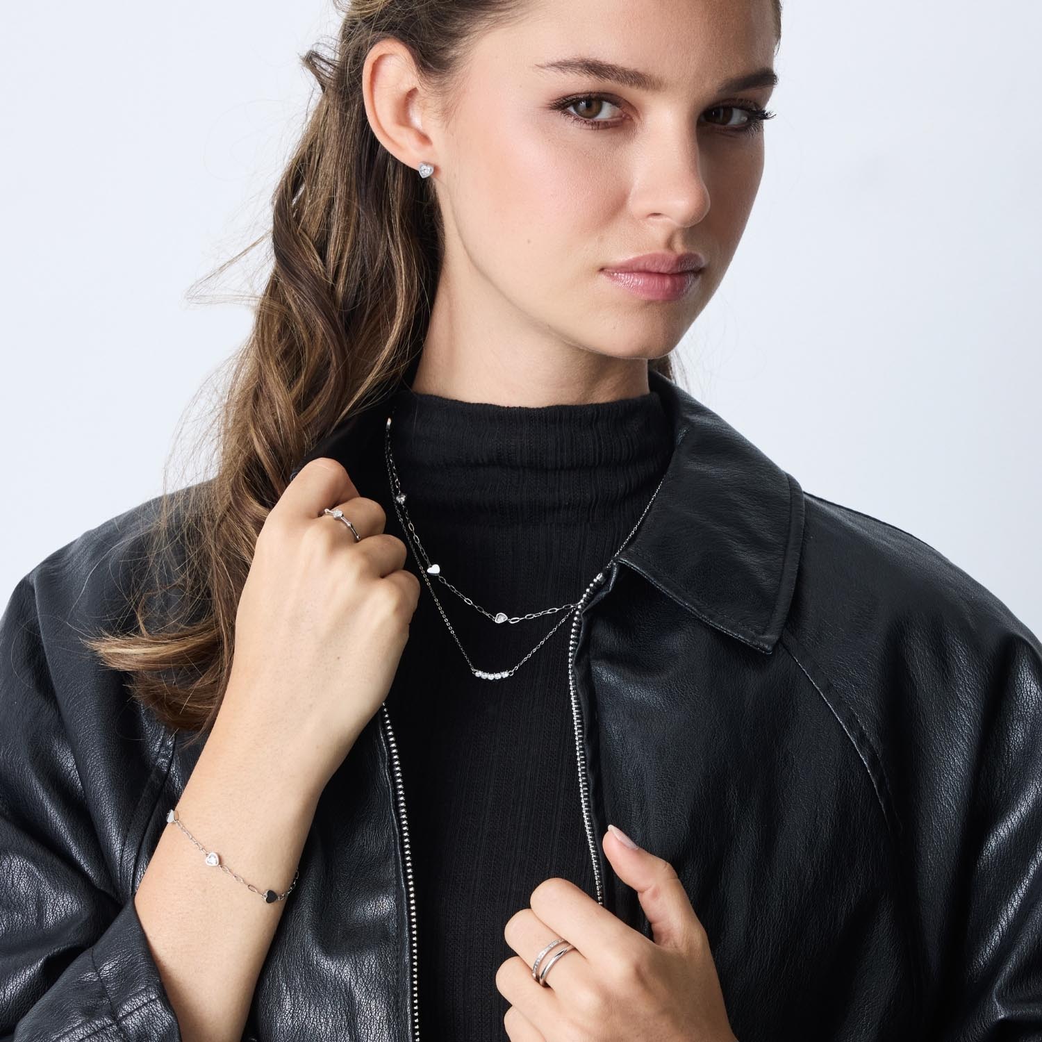 leonardo-christie-42-cm-ciao-collier-c-ur-argent image 2
