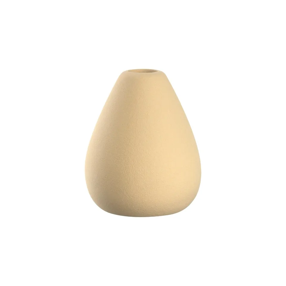 leonardo-luminosa-vase-c-ramique-10-cm-jaune-mat image 1