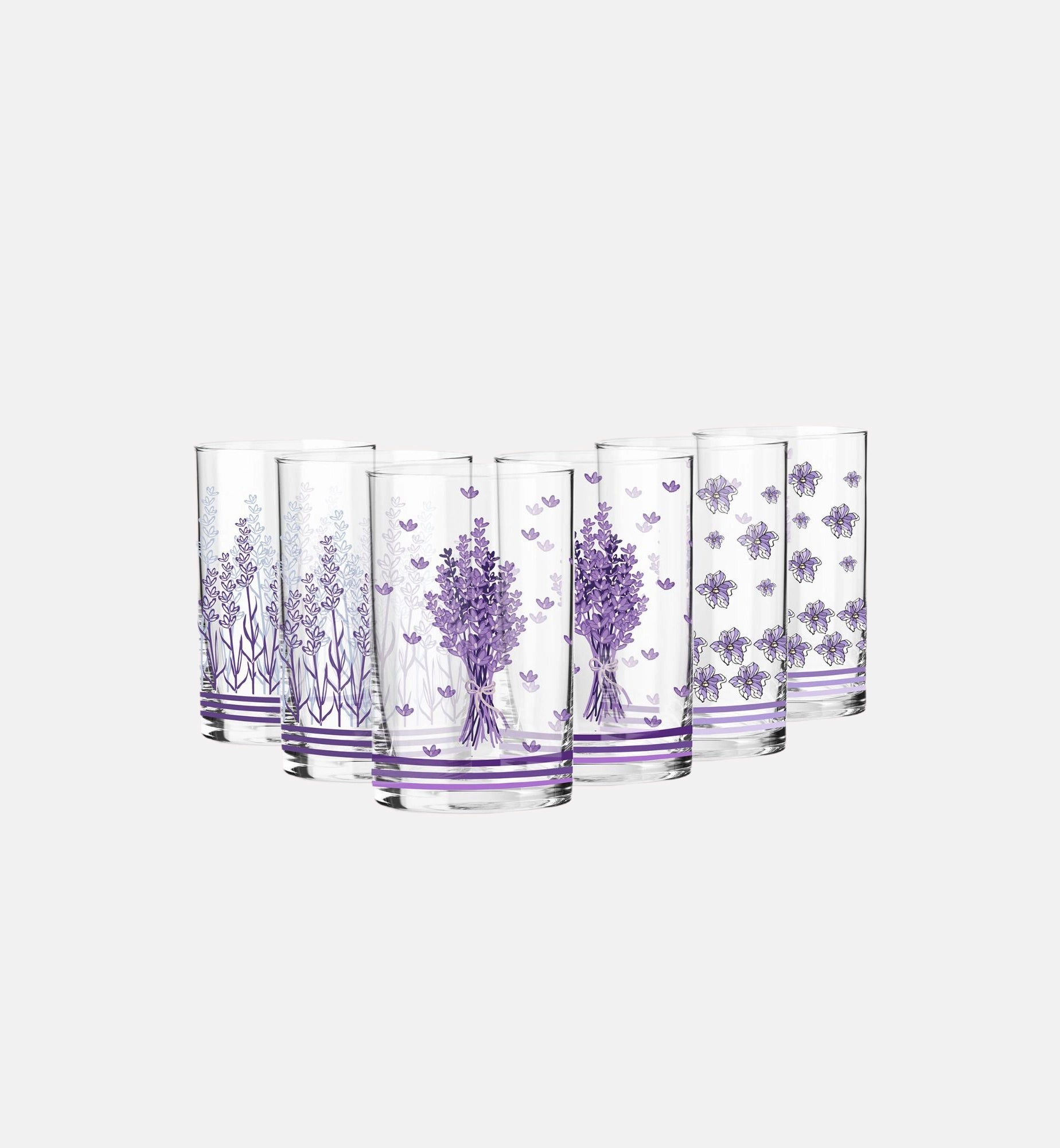 krosno-lavender-verre-d-cor-250-ml-lot-6-lavande image 5
