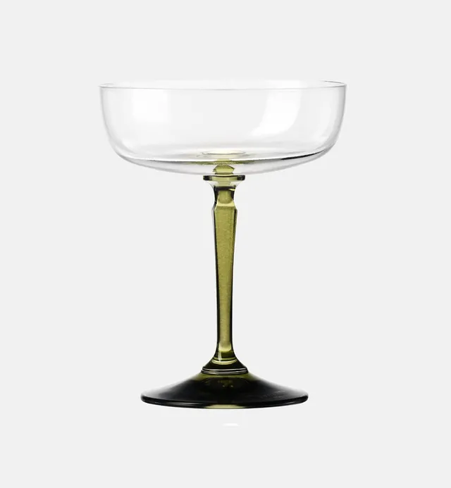 krosno-celebration-moments-coupe-champagne-pied-vert-230-ml-cristal image 1