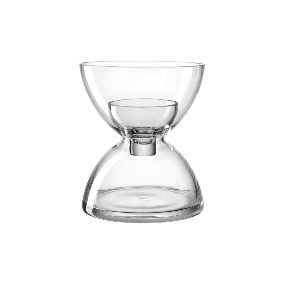 leonardo-diabolo-vase-verre-19-cm-transparent-insert image 1