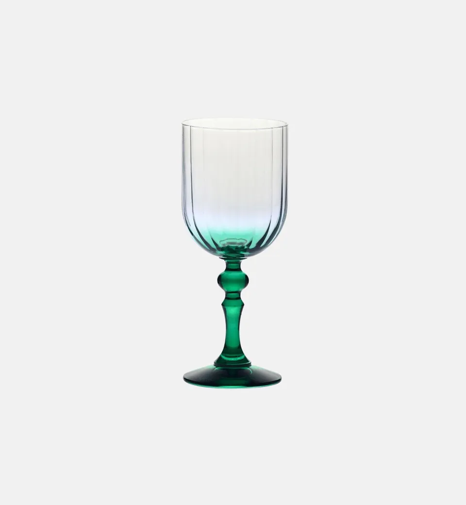 krosno-verres-vin-300-ml-pied-vert-d-grad-stri image 1