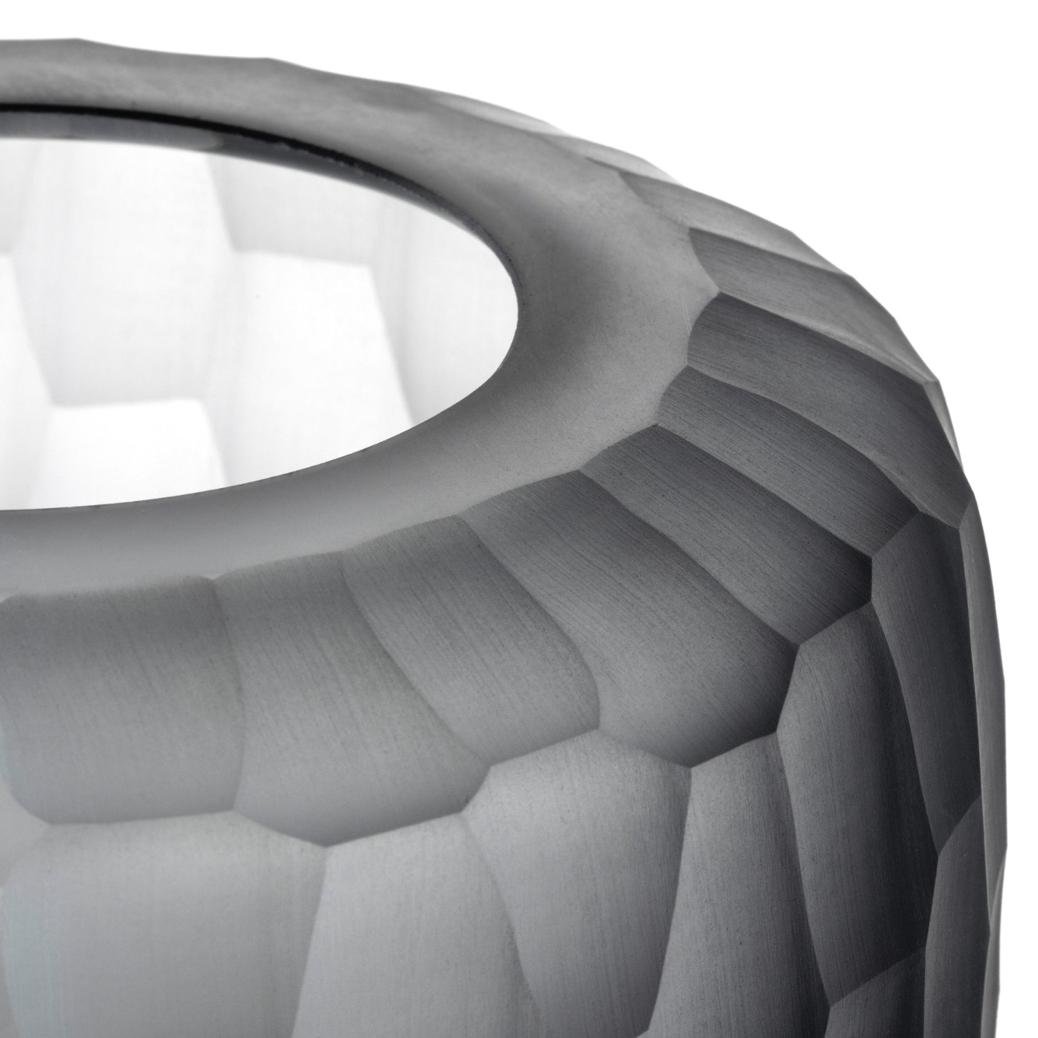 leonardo-bellagio-vase-22-cm-anthracite-verre-fait-main image 4