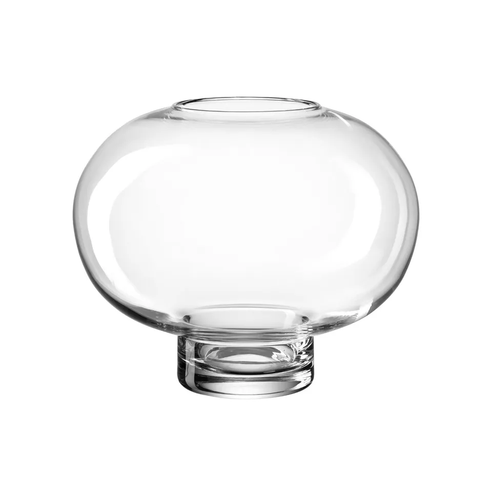 leonardo-vernazza-vase-en-verre-19-cm-transparent image 1