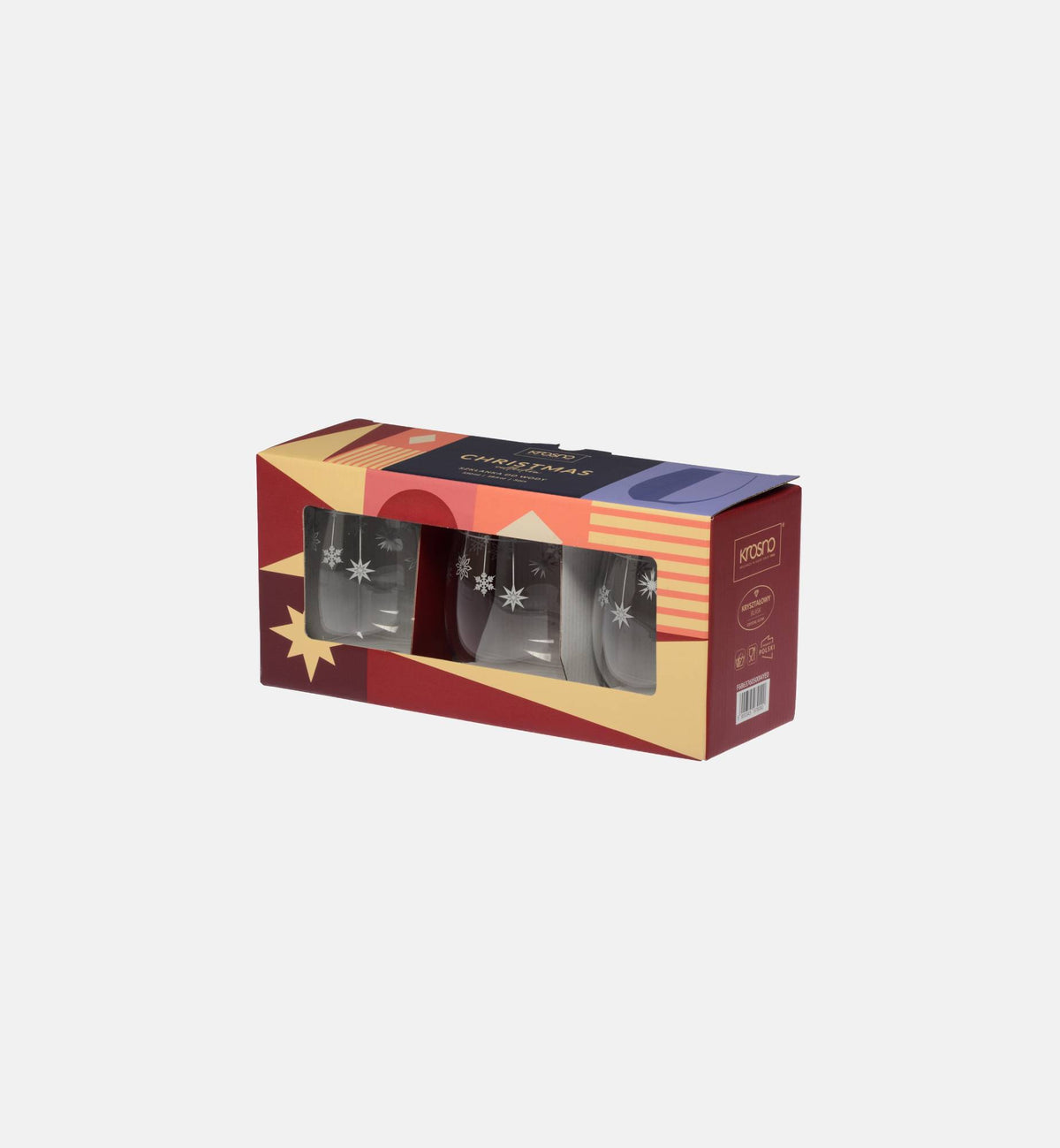 krosno-christmas-verre-eau-flocon-neige-550-ml image 3