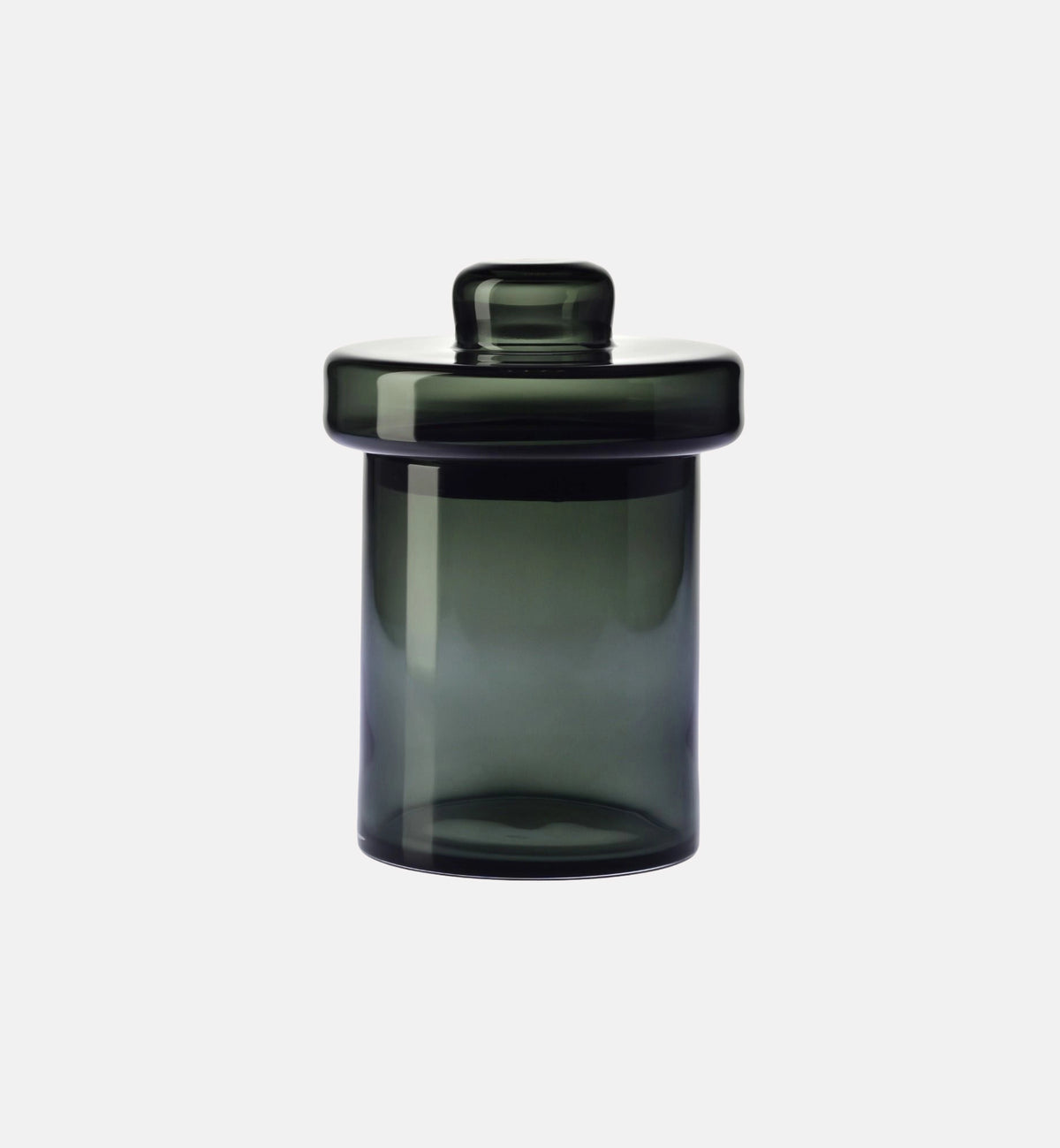 krosno-jars-bocal-graphite-27-cm-avec-couvercle-cristal image 1
