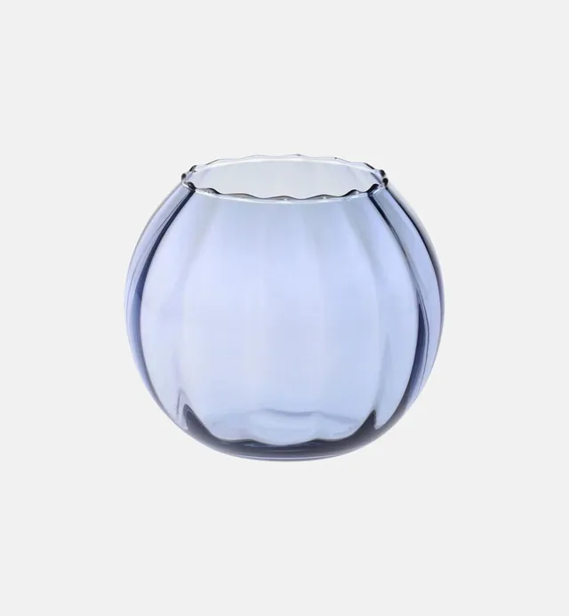 krosno-vase-boule-vase-bleu-marine-stri-15-5-cm image 1