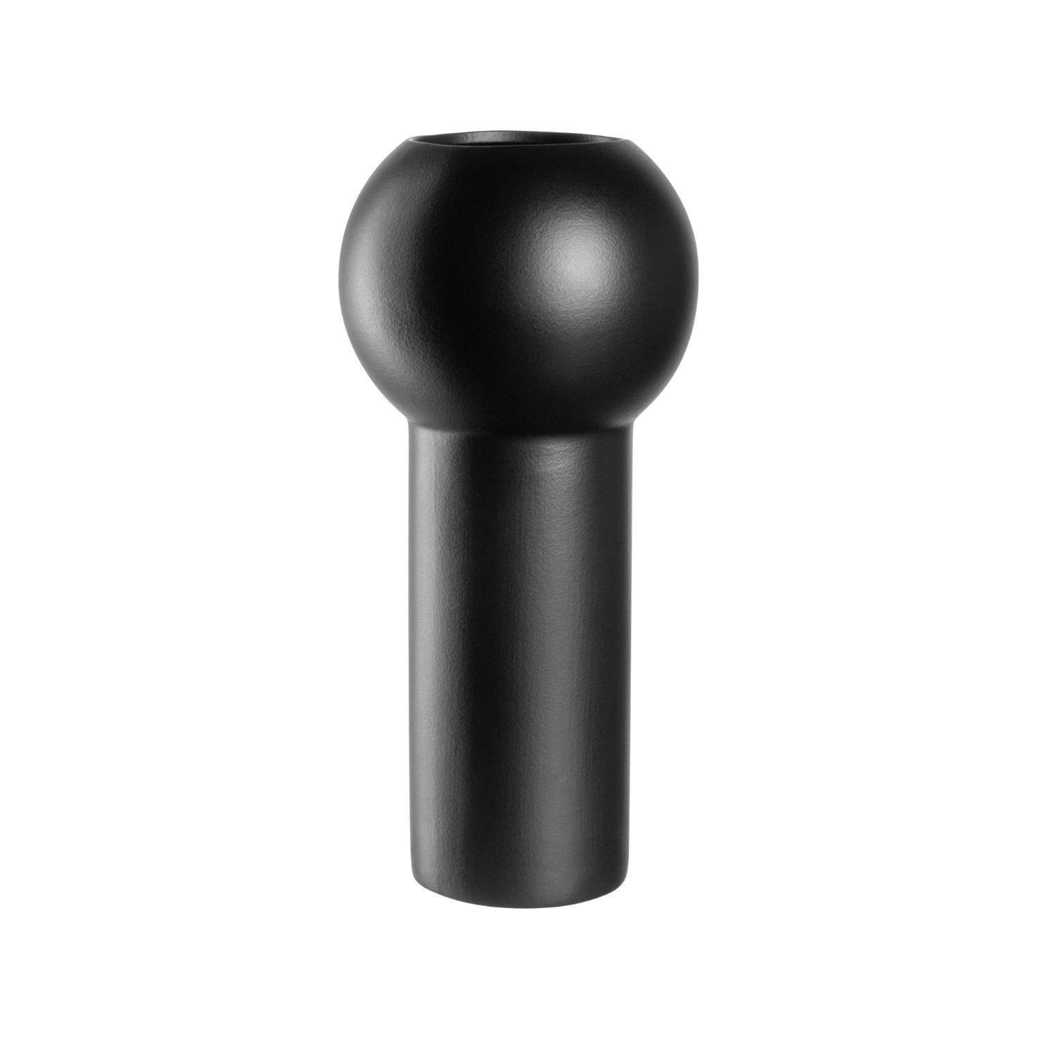 leonardo-brera-vase-c-ramique-noir-31-cm-fait-main image 1
