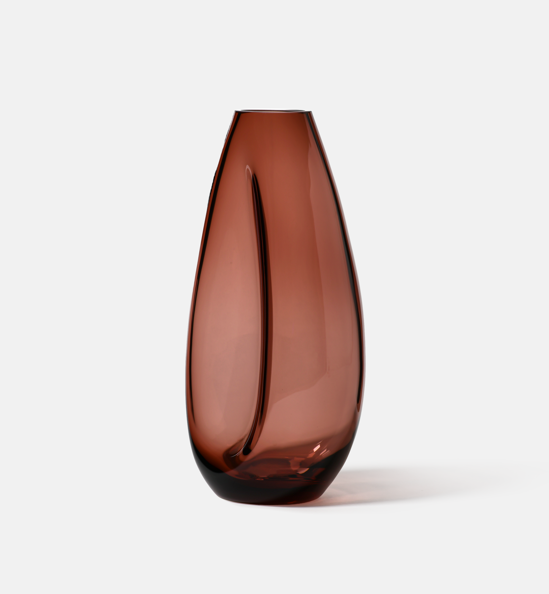 krosno-flow-vase-bordeaux-28-cm-cristal image 1