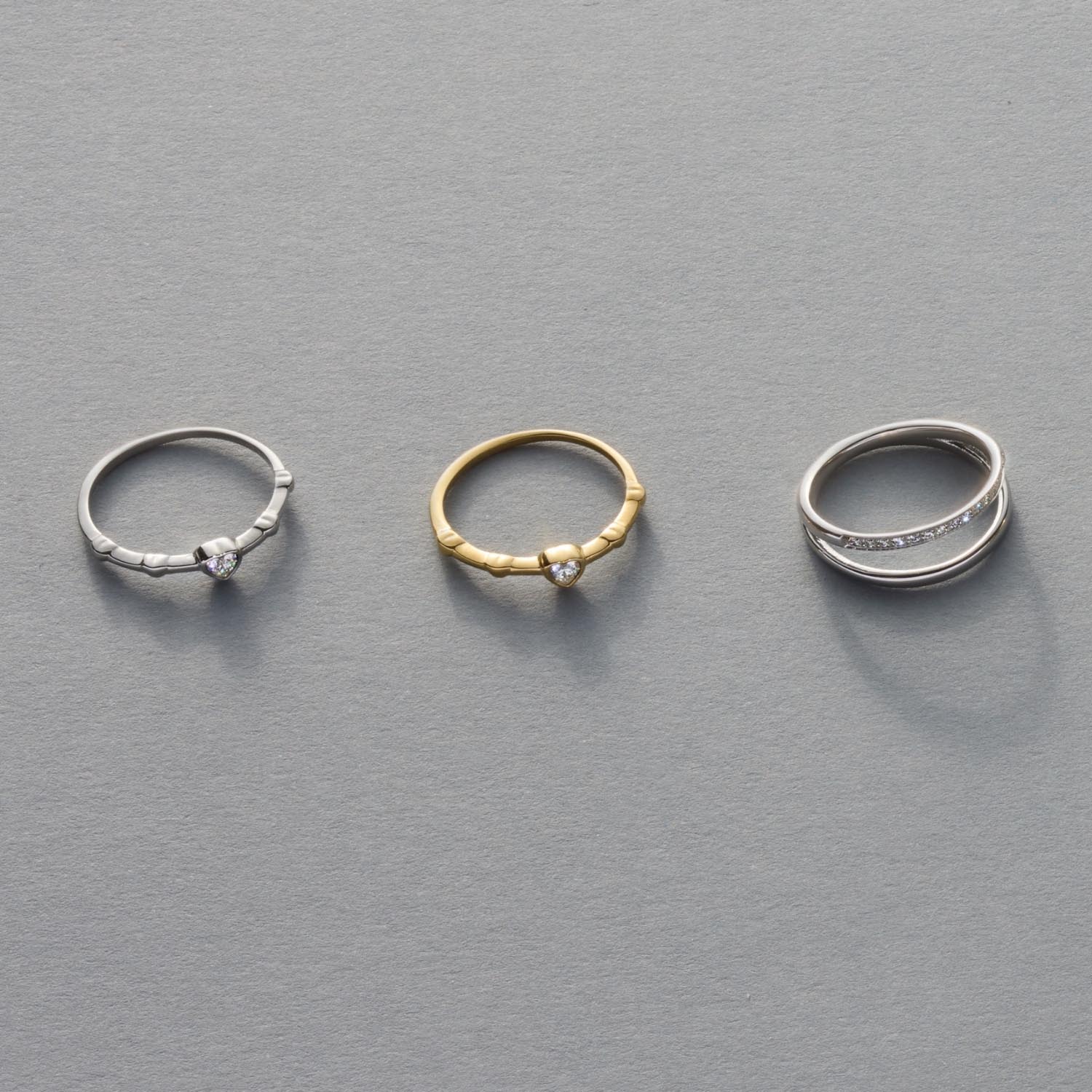 leonardo-christie-bague-coeur-taille-20-argent image 5