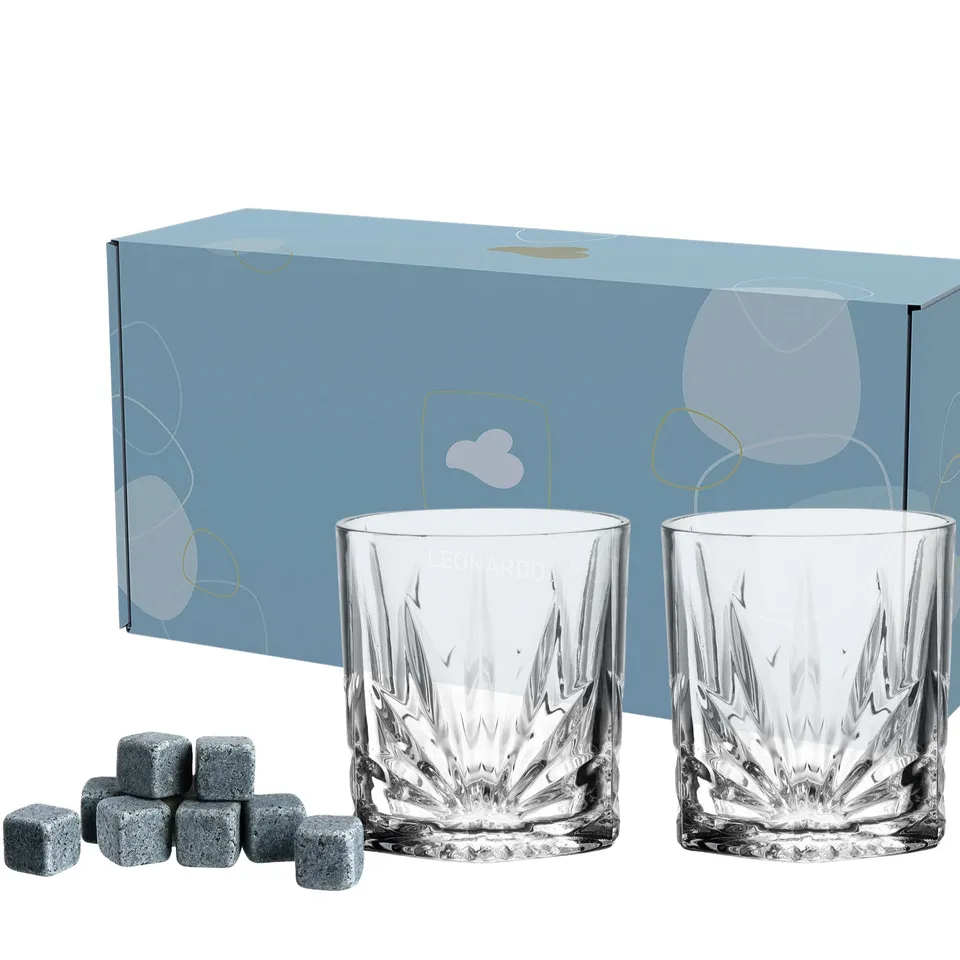 leonardo-capri-verre-whisky-330-ml-lot-2-pierres image 1