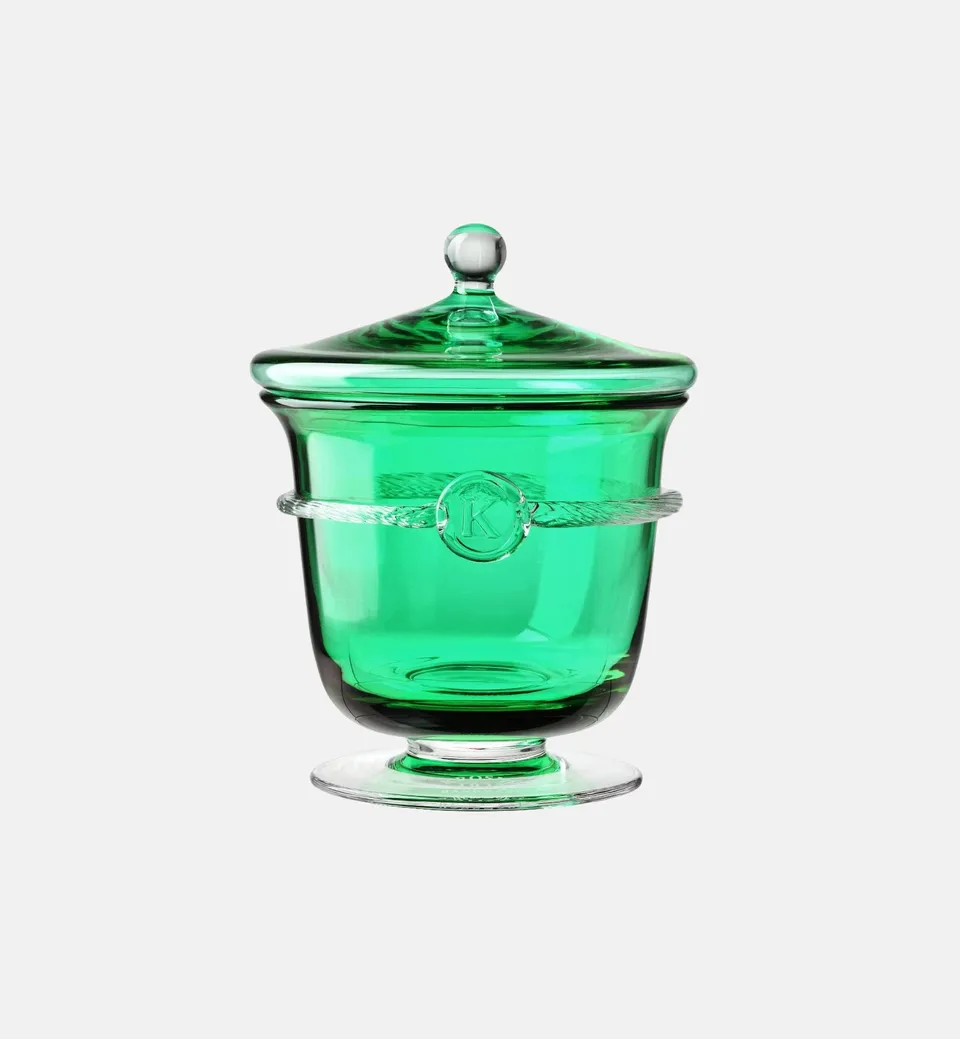 krosno-aurelia-bocal-cristal-meraude-1-7-l-avec-couvercle image 1