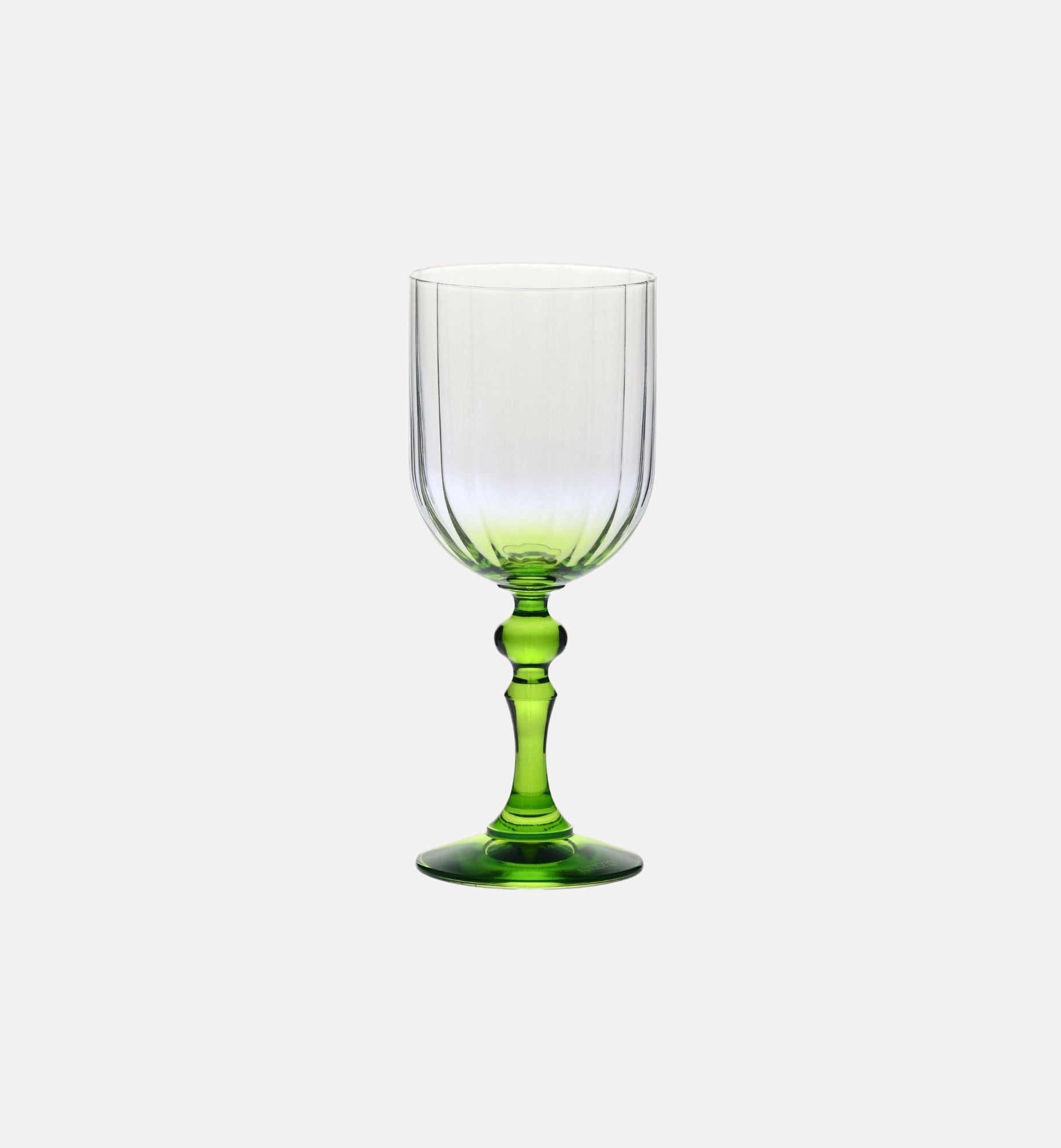 krosno-verres-vin-vert-ombr-300-ml-pied-pastel image 1