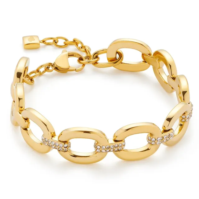 leonardo-belle-bracelet-dor-zirconia-19-5-cm image 1