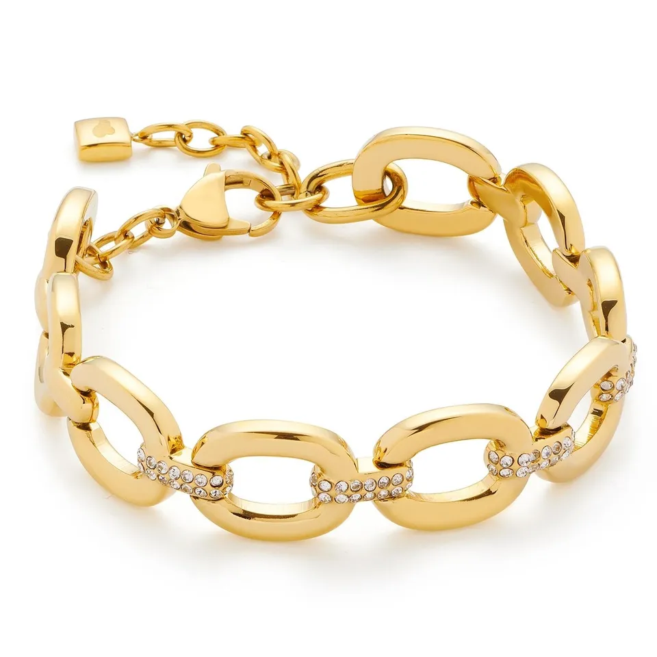 leonardo-belle-bracelet-dor-zirconia-19-5-cm image 1