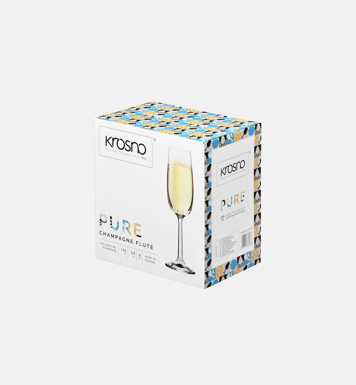 krosno-pure-fl-te-champagne-175-ml-lot-6-verre-cristallin image 3