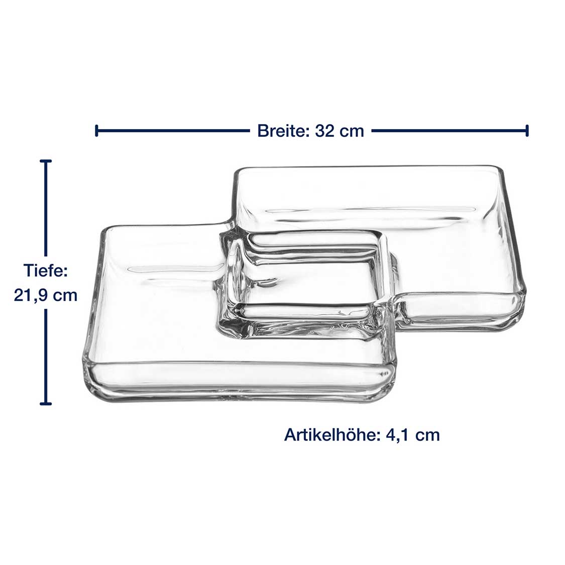leonardo-sezione-plateau-31-cm-carr-verre-ap-ritif image 3