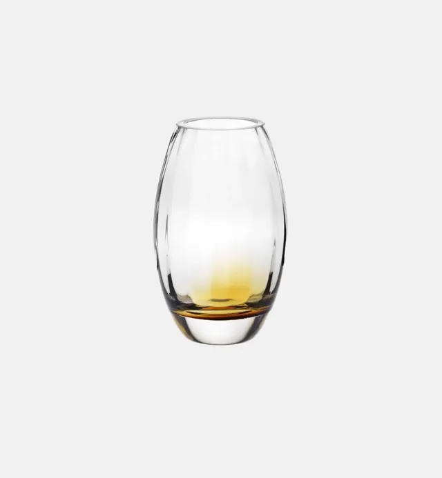 krosno-gemstone-vase-ambre-bursztyn-23-5-cm-cristal image 1