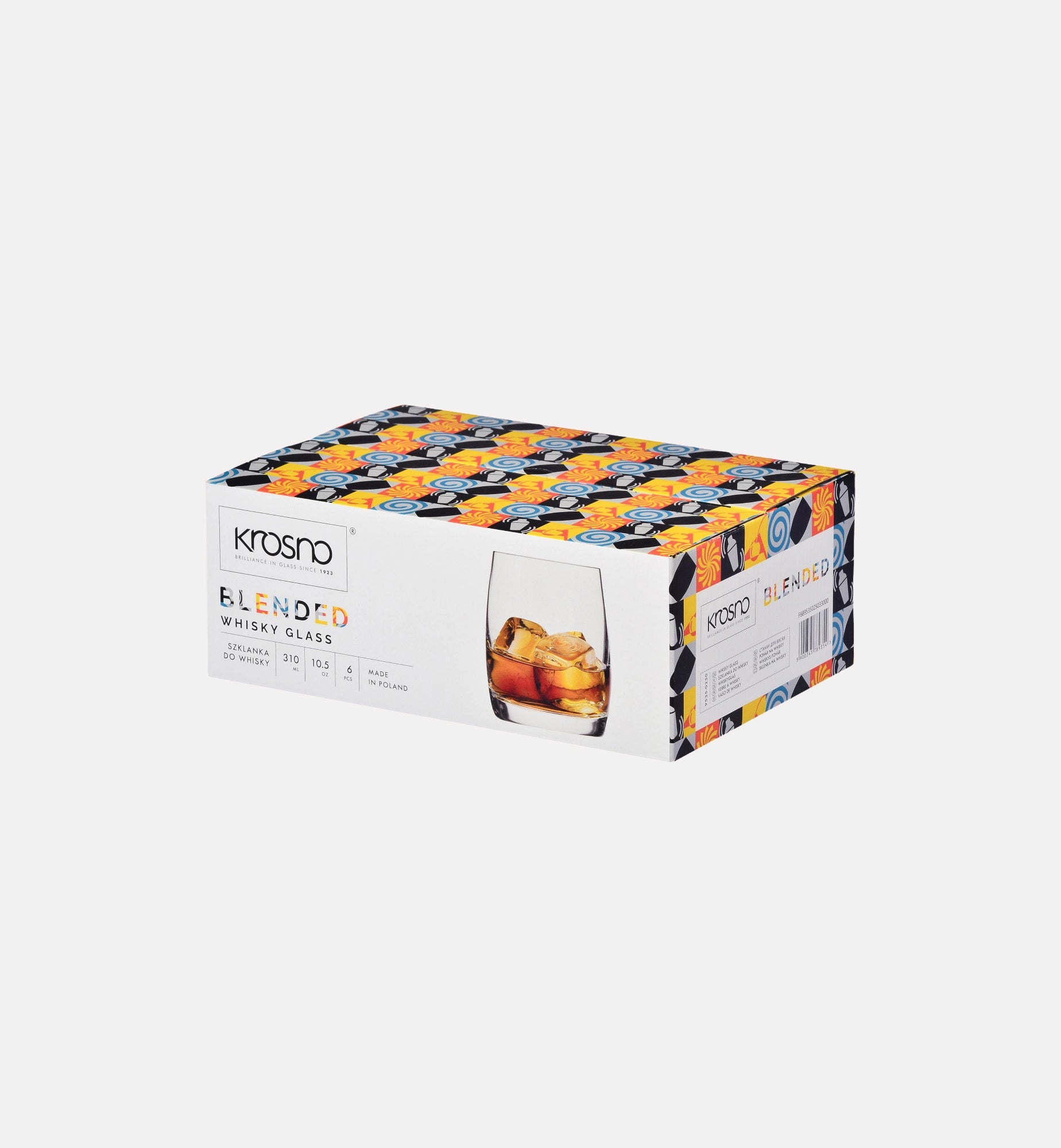 krosno-blended-verre-whisky-310-ml-transparent image 5