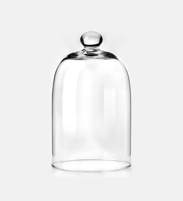 krosno-cake-stands-cloche-en-verre-16-cm-transparente image 1
