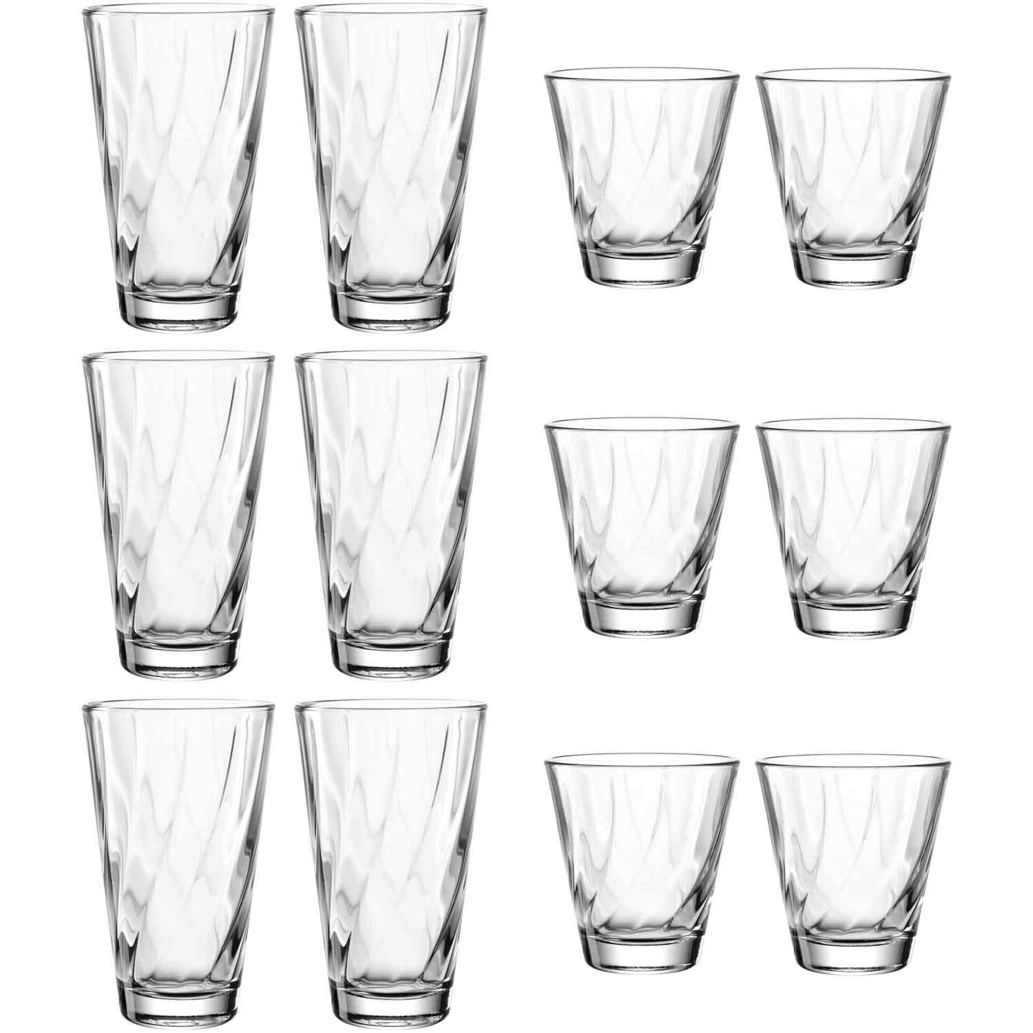 leonardo-twist-verres-12-pi-ces-transparent image 1