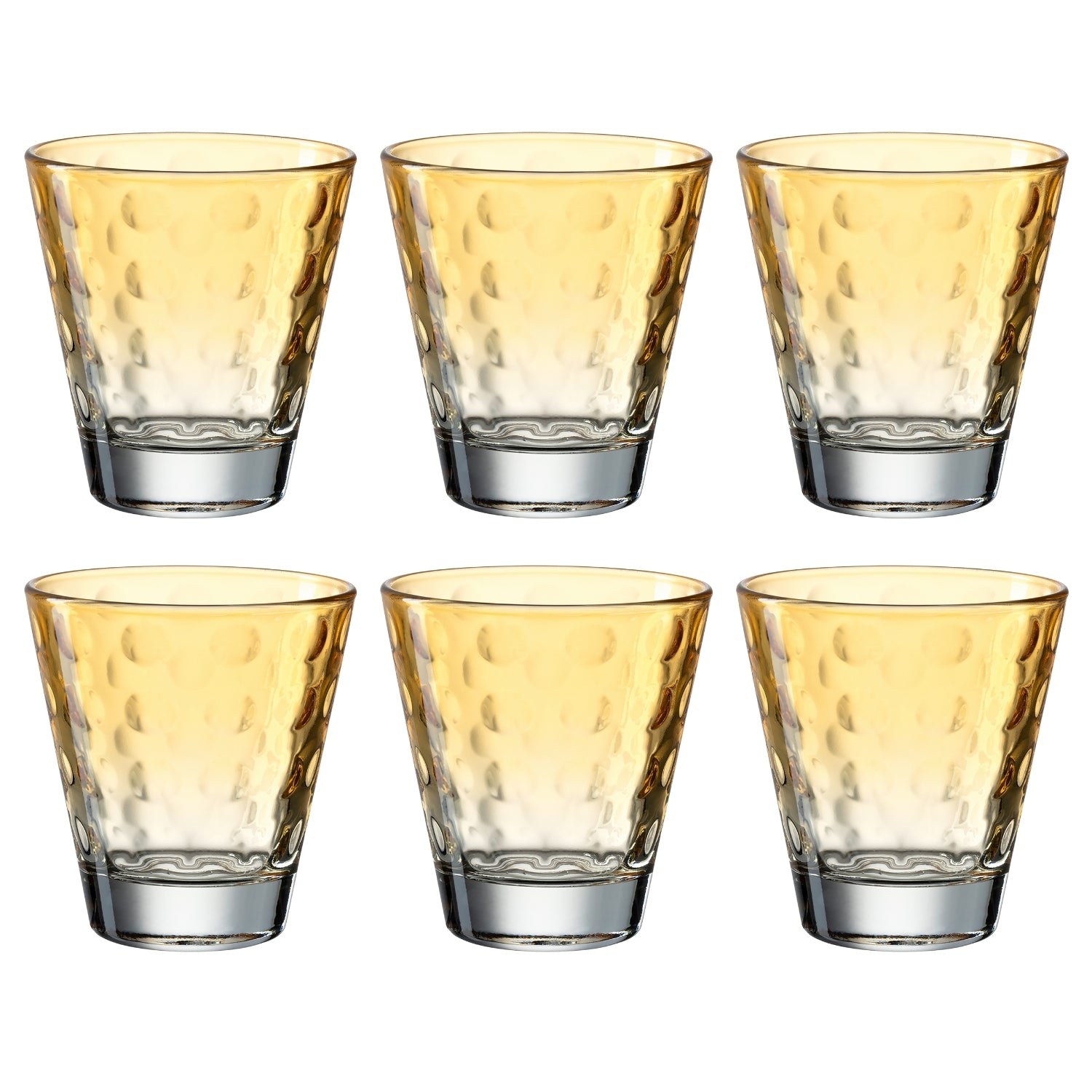 leonardo-optic-verre-eau-abricot-215-ml-lot-de-6 image 1