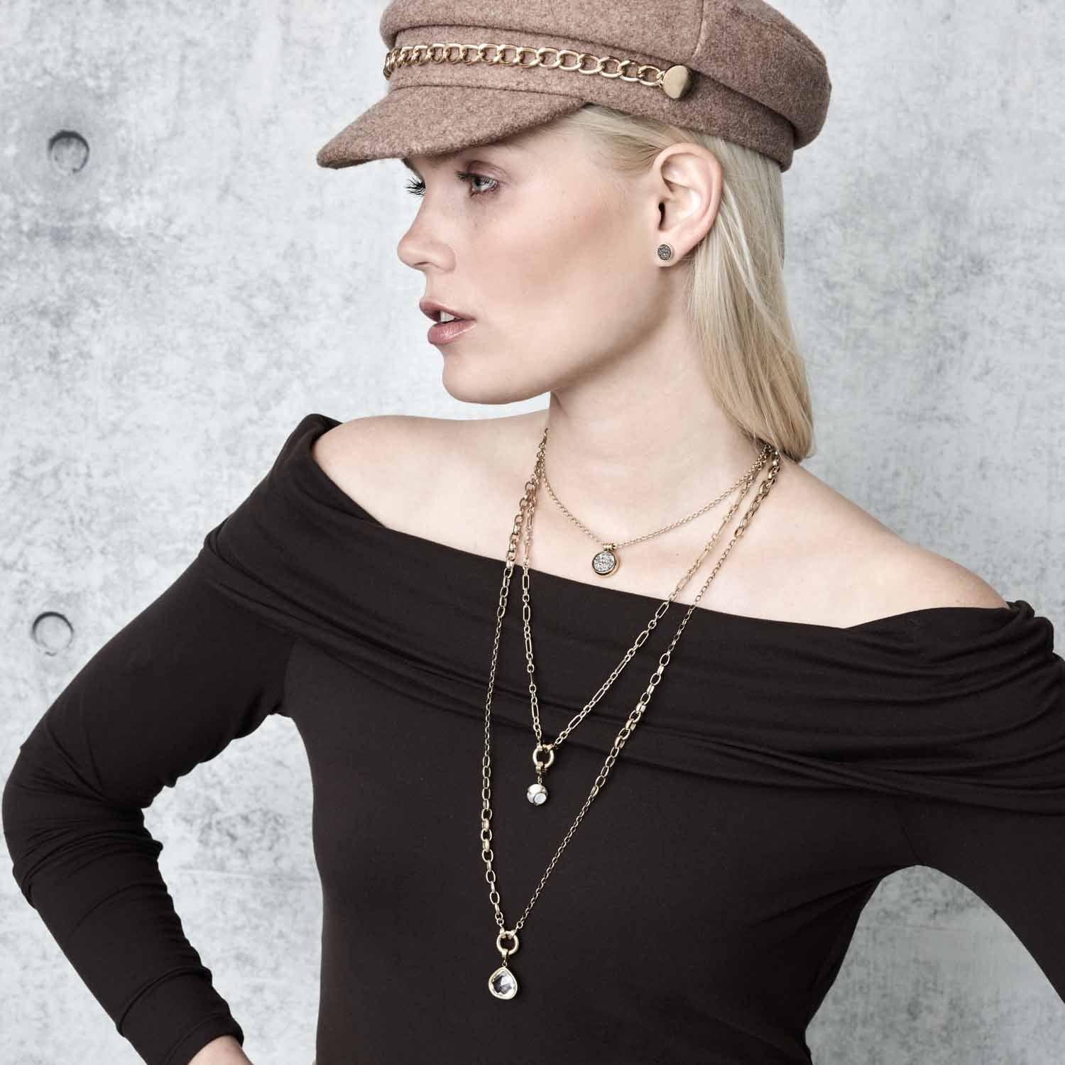 leonardo-ida-pendentif-clip-mix-dor-boule-blanche image 6