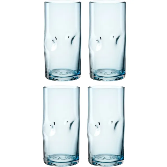 leonardo-vesuvio-verre-bleu-330-ml-lot-de-4-fait-main image 1